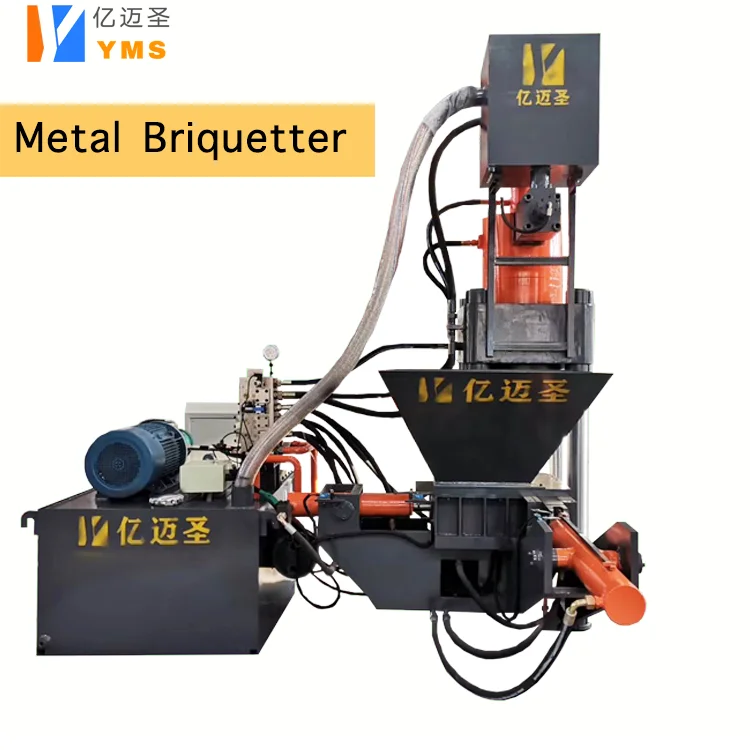 High Density Hydraulic Briquetting Press Scrap Aluminum Chip Briquette Machine Manual Price