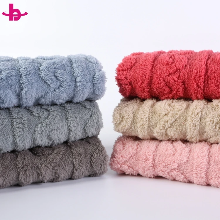 Luxurious Extra Thick Reversible Jacquard Sherpa Fabric Factory Ome