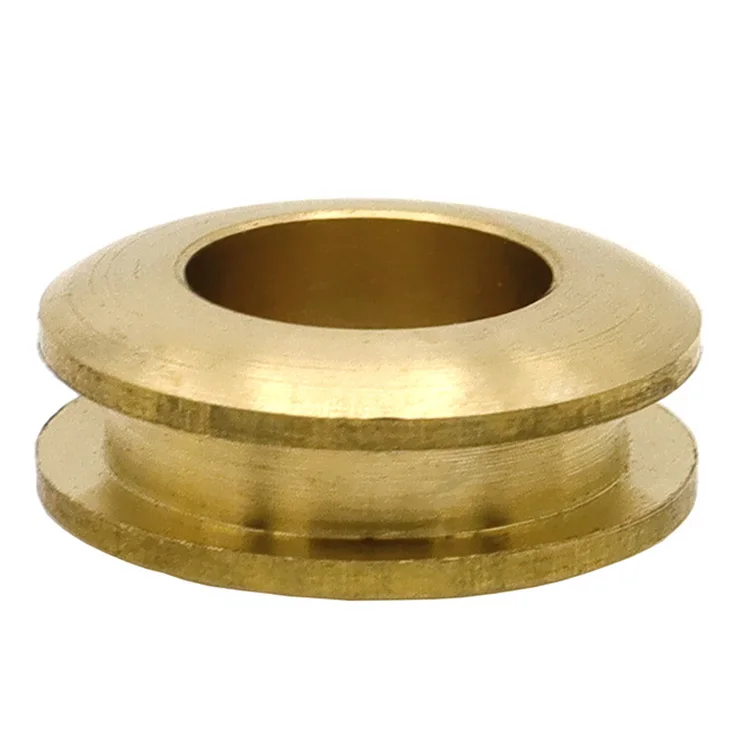 Guanfeng Screw Pattern Grommet Washer Double Side Brass Material Grommets for Thick Material Metal Grommets for Handbags