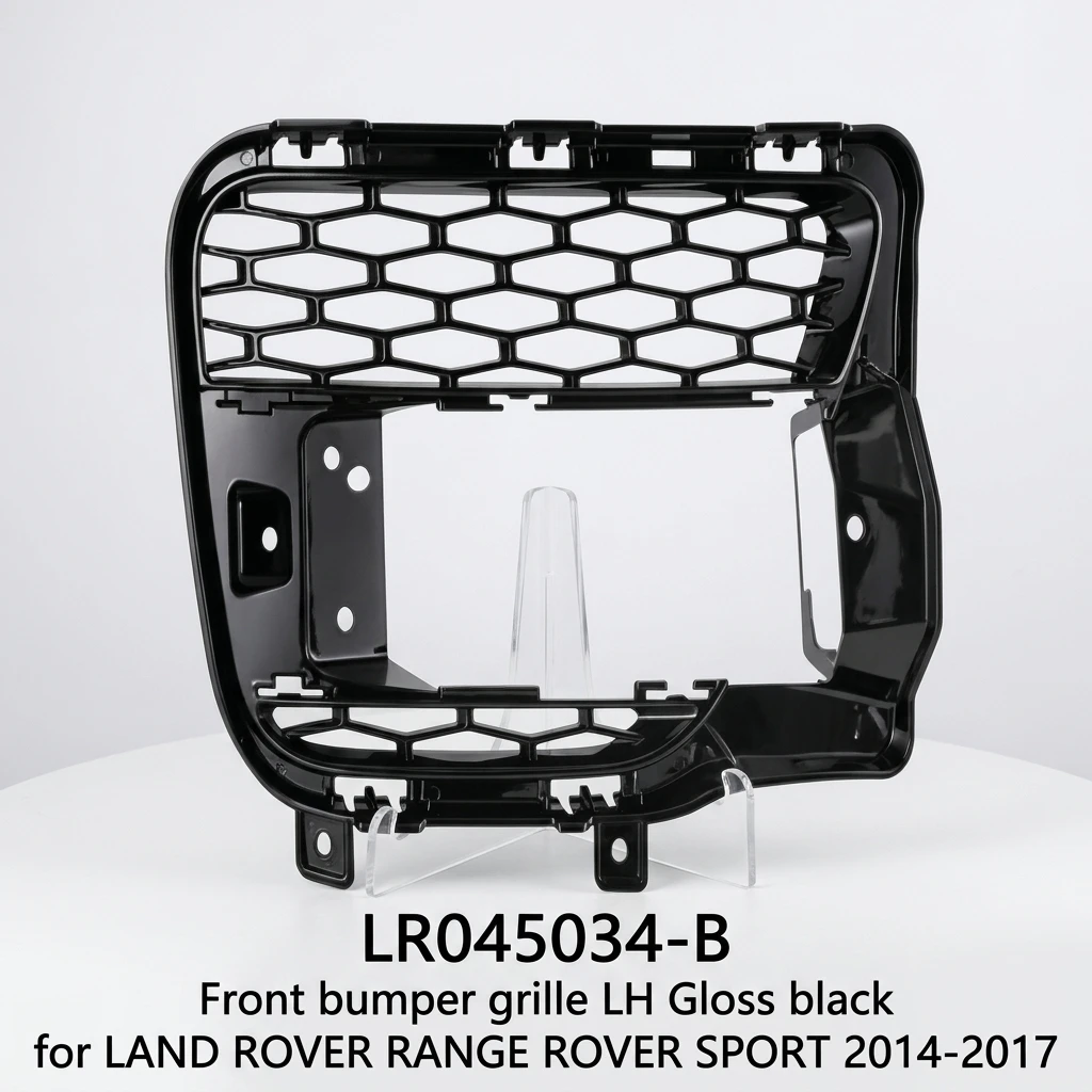 New LR045034-B Aftermarket Parts Front Bumper Grille LH Gloss Black Plastic for for SPORT 2014-2017