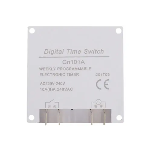 CN101A AC220V 16A Time Switch Relay TIMER CN101 Digital LCD Power Weekly Programmable with Protective Cover