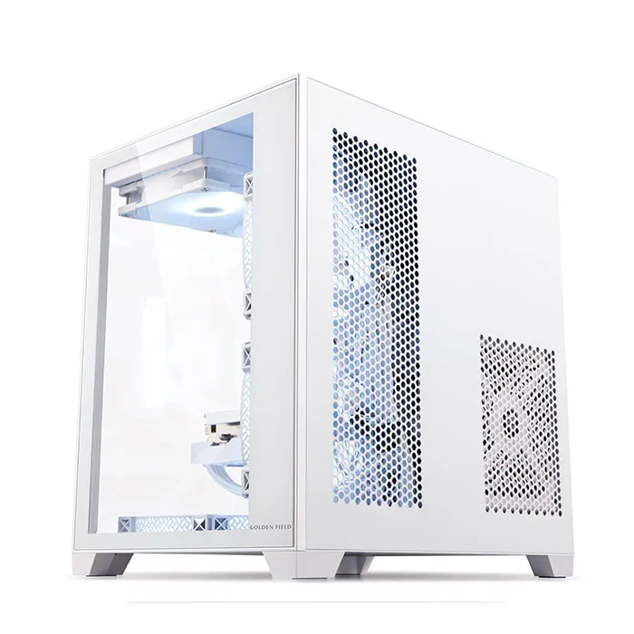 Glass side panel  Micro ATX Mini ITX Cube Custom MATX Gaming Computer Case PC Supports 240 water-cooled heat dissipation