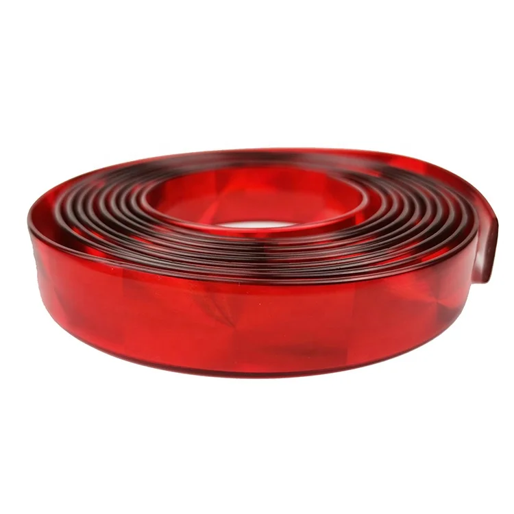 2024 New Waterproof PVC Edge Band Strip Durable Extruded Mould Cut Processing for Shoes Decorative Plastic Webbing Straps