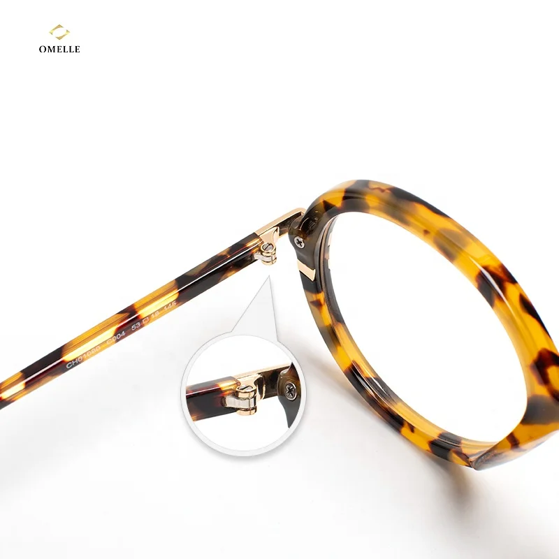 Omelle Unisex Customized Classic Acetate Optical Eyeglasses New Personalized Oversized Frame for Computer Use Women's