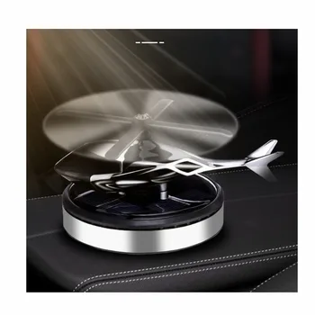 New arrival car perfume decoration helicopter solar rotation lasting fragrance car interior decoration car aromatherapy