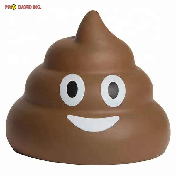 Supply Promotional Gifts Smiling Poop Custom Ball Stress Ball Stress Relievers