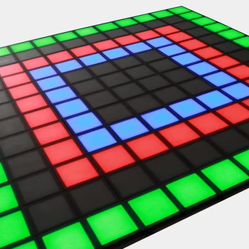 active game led matrix floor game tile 30x30cm activate games mega grid led pressure tiles
