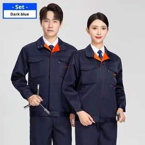 Anti-static Double-layer Cotton Work Coverall Unisex Use Gas Stations Power Plants Electrician Labor Protection Clothing Protect