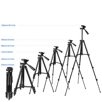 High Quality Factory Wholesale Professional Aluminium Camera Tripod 3120 Tripod for Camera DSLR Smartphone detail image