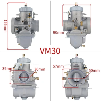 サブ VM30-83 30mm High Performance Kawa Saki KZ400 Mikuni VM30 Upgrade