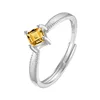 JH0211White gold color-2Yellow Crystal