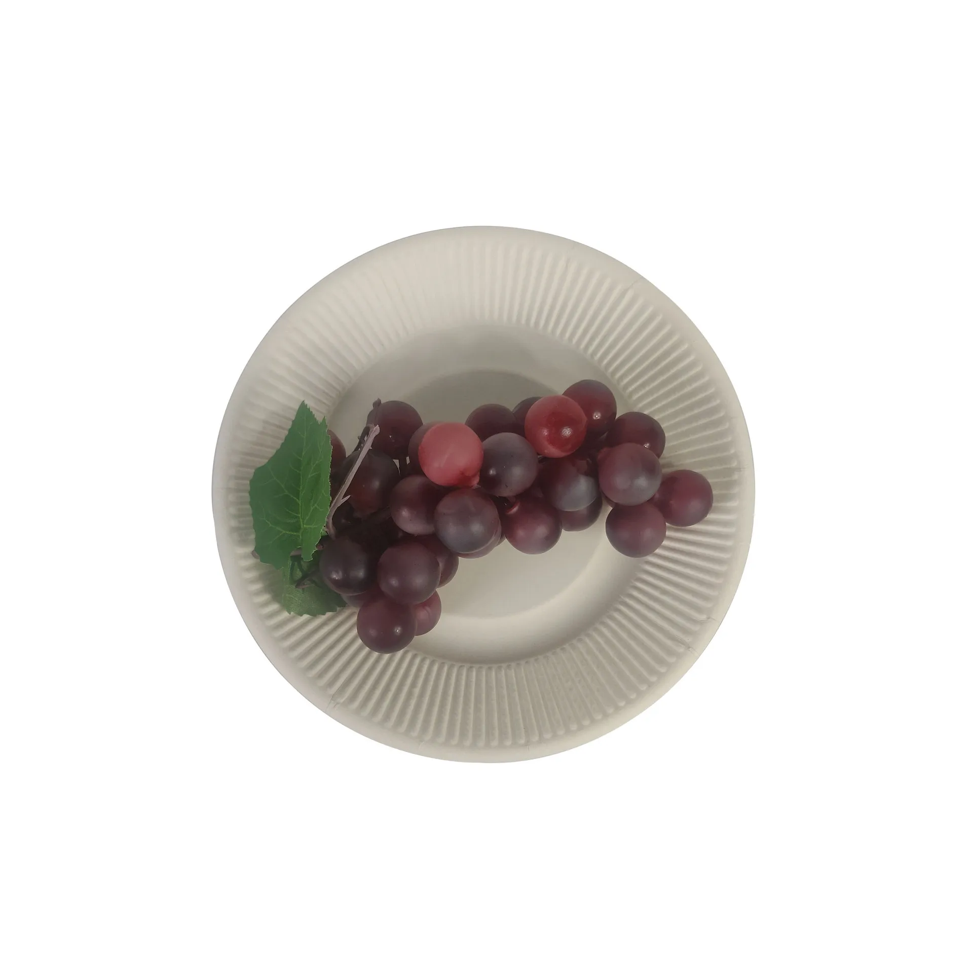 100% Biodegradable Microwaveable Disposable Sugarcane Pulp round Plates for Food & Cake Use in Paper Plates & Bowls Category