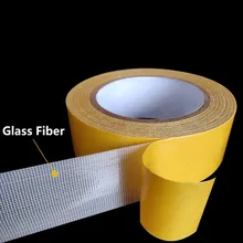 Rigid Positioning Glass Fibre Mesh Transparent Cloth Clear Duct Tape Self Adhesive Double Sided Carpet Tape