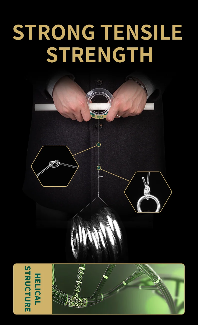 Hot Selling Cheap 150m Nylon Strong Strength Diameter 0.104mm0.4.5mm