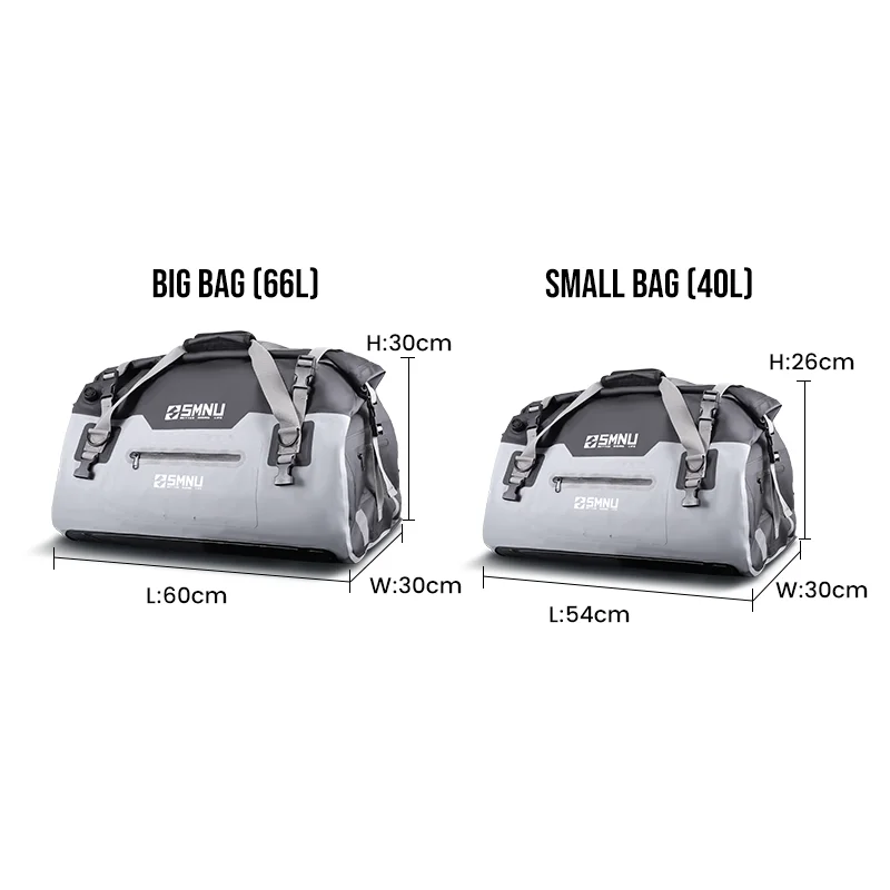 Multifunctional 48L Polyester Waterproof Reflective Dry Wet Separation Tail Duffle Bag Hand Bag Gym Bag Backpack manufacture