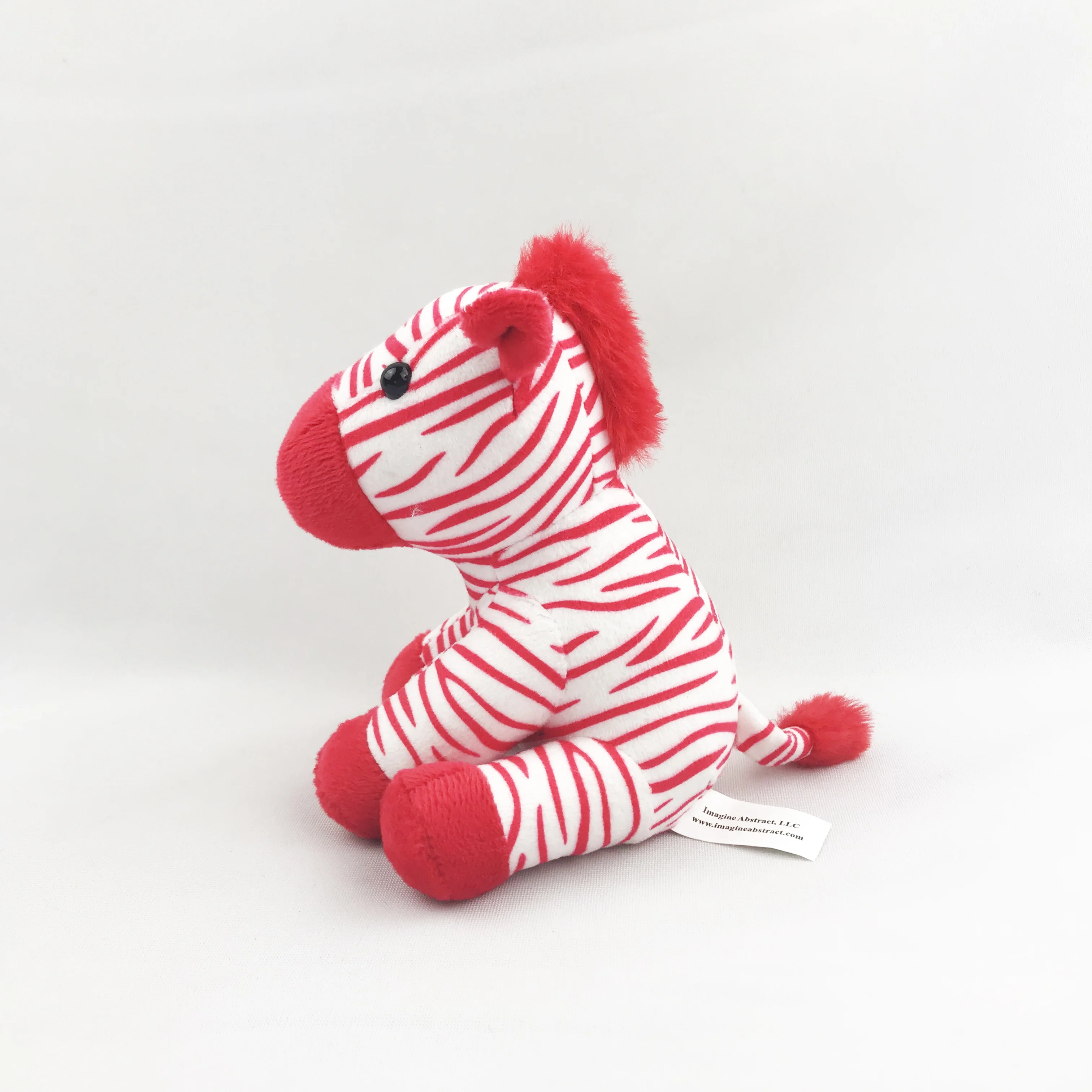 Custom Red Zebra Print Fabric Horse Soft Zebra Stuffed Animals Toys - Buy Zebra  Toy,Zebra Plush Toys,Zebra Stuffed Animals Product on 