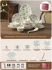 Service de table 28 pièces Cyan Blue Memories pour 6 personnes, coffret cadeau