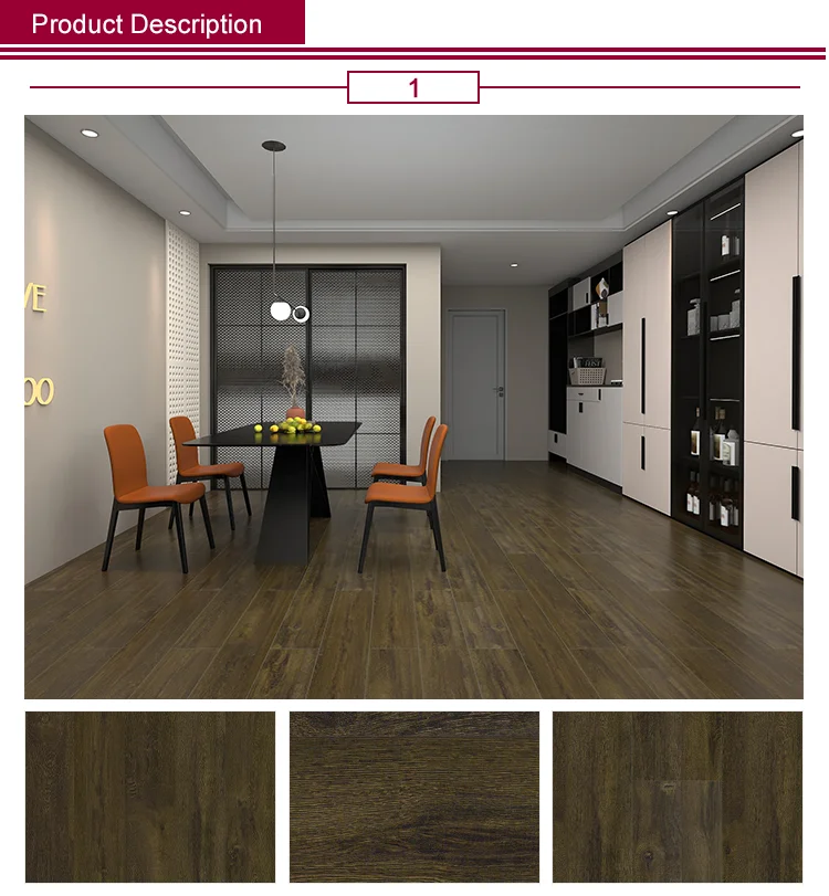 Environmental Engineered Laminate Flooring HDF Flooring For Home Building