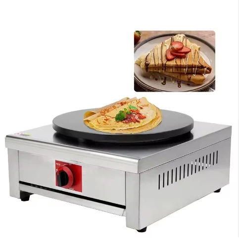 Commercial Health Life Pancake Maker fuel gas Crepe Making Machine Cast Iron Crepe Maker Double oven dual thermostat supplier