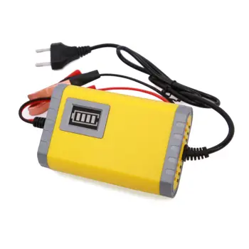 Automatic 12V6a 7A 8A 10A Pulse Repair Lead Acid Battery Charger LCD Battery Charger