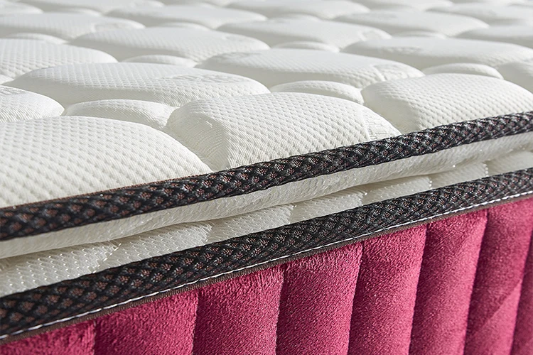 Factory Supply Luxury High Density Full Size Queen Bed Mattress Memory Foam Sale