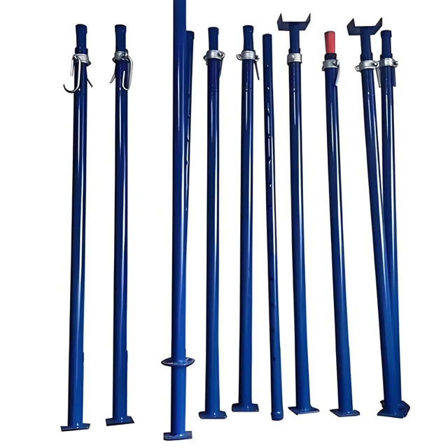 Blue powder coating Italian Style Heavy-Duty Adjustable Steel Props, Jacks for Formwork and Scaffolding