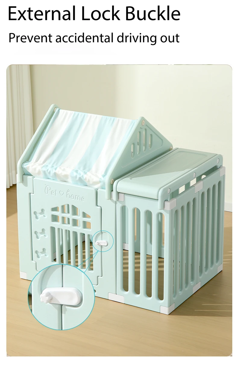 product new indoor pet playpen extra height thickened eco friendly dog fence isolation safety barrier cat house wholesale-7