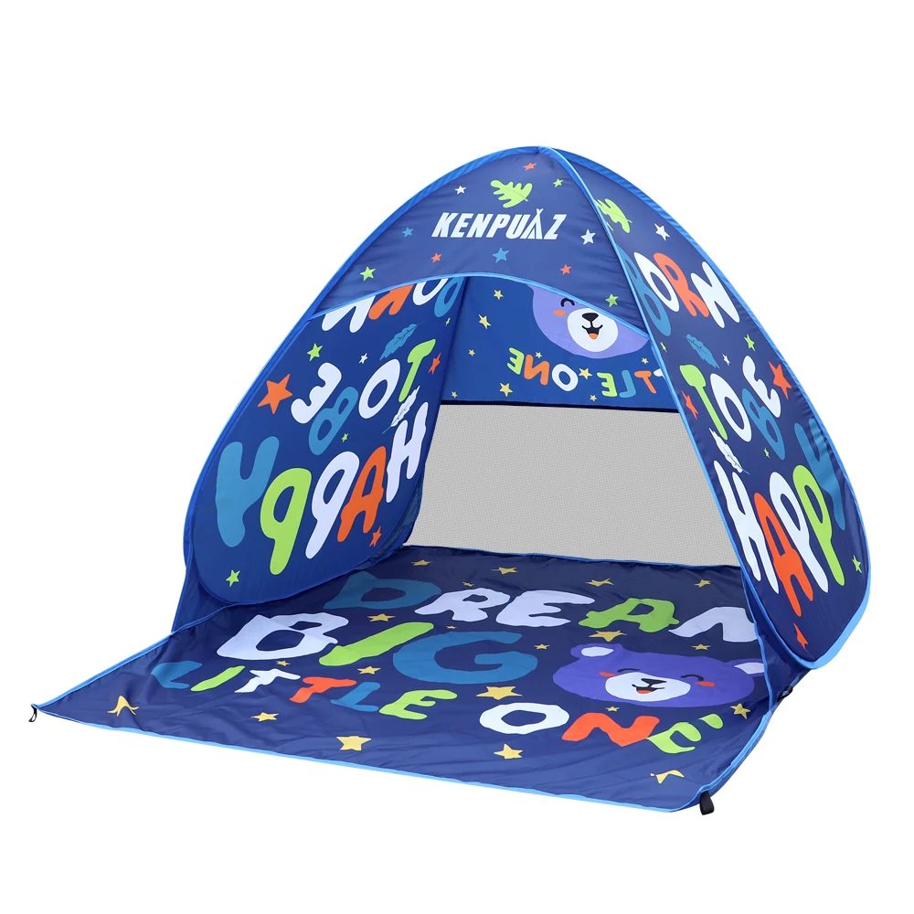 High Quality Beach Waterproof Family Tent Children Outdoor Camping Kids Tents Ventilate Pop up Open Portable for Baby Sun Shade