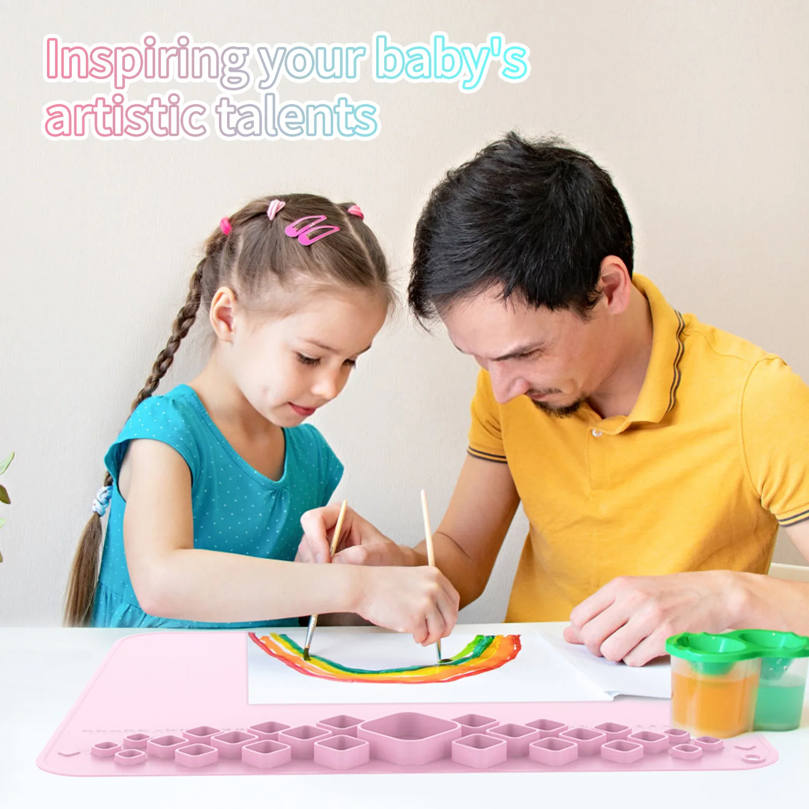 Hot New Products Custom Easy Clean Multifunction Silicone Craft Art Mat