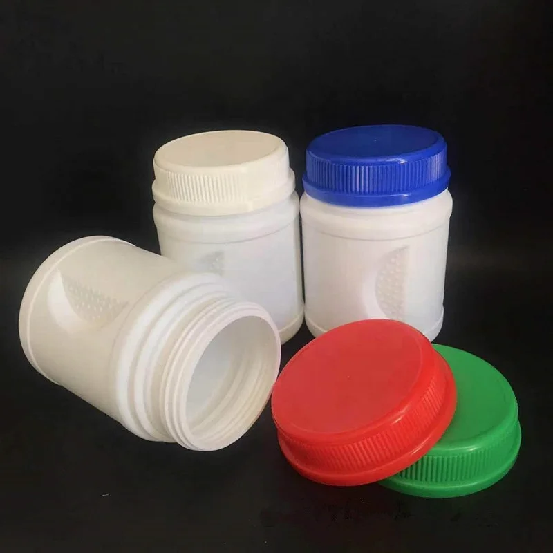 Empty Hdpe 1000ml 2000ml Protein Powder Storage Jar Food Grade Gym Supplements Container Plastic Bottle Manufacturer