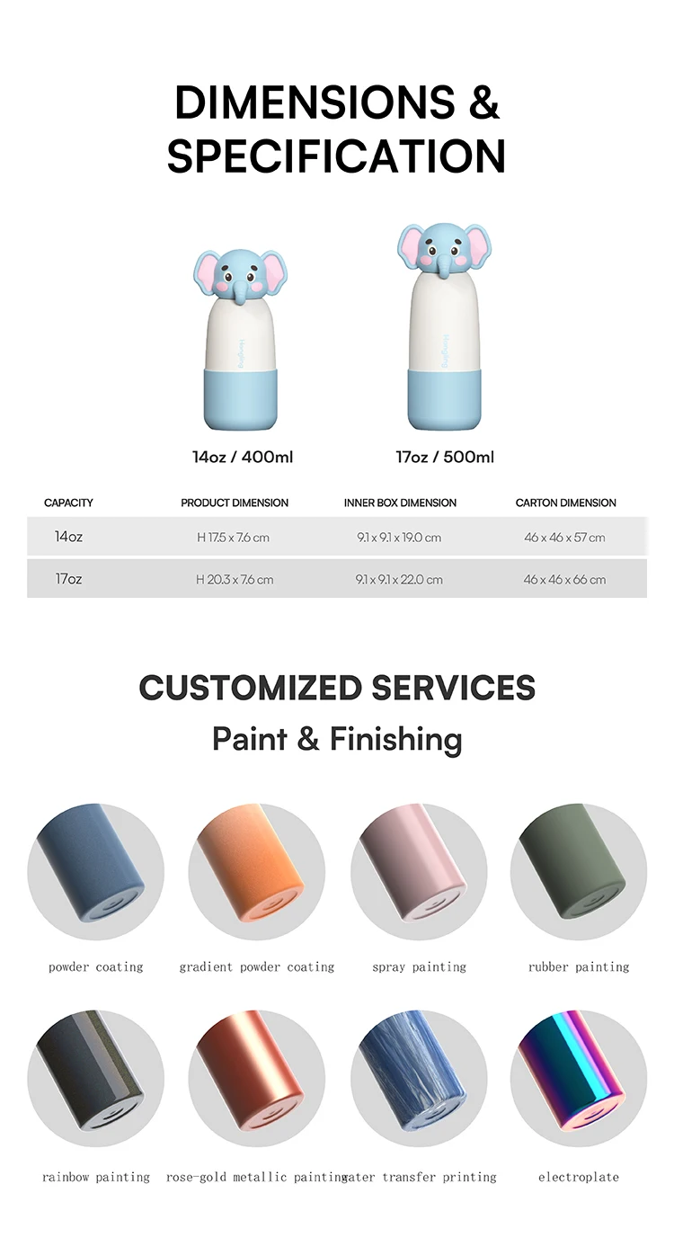 KOLINK Kids Insulated Bottle Size and Dimensions