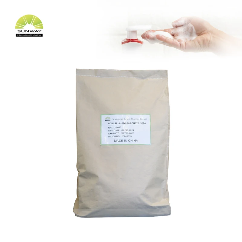 Sodium Lauryl Sulfate/sodium Dodecyl Sulfate Sls/sds/ K12 Powder for Cosmetic Detergent Shampoo 151-21-3