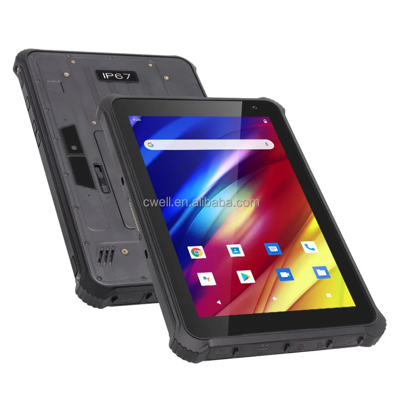 Industrial Waterproof Rugged Tablet Nfc Rs232 Rj45 Usb Ports Mtk Octa ...