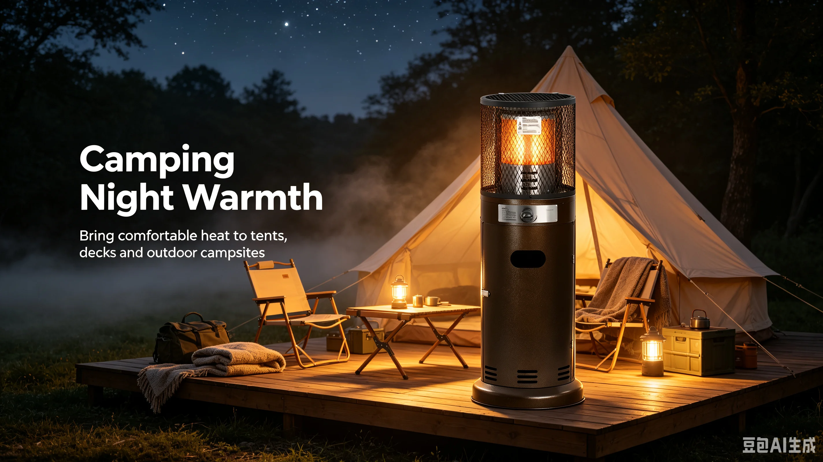 Patio Heater, Portable, Stainless, Steel - detail 14