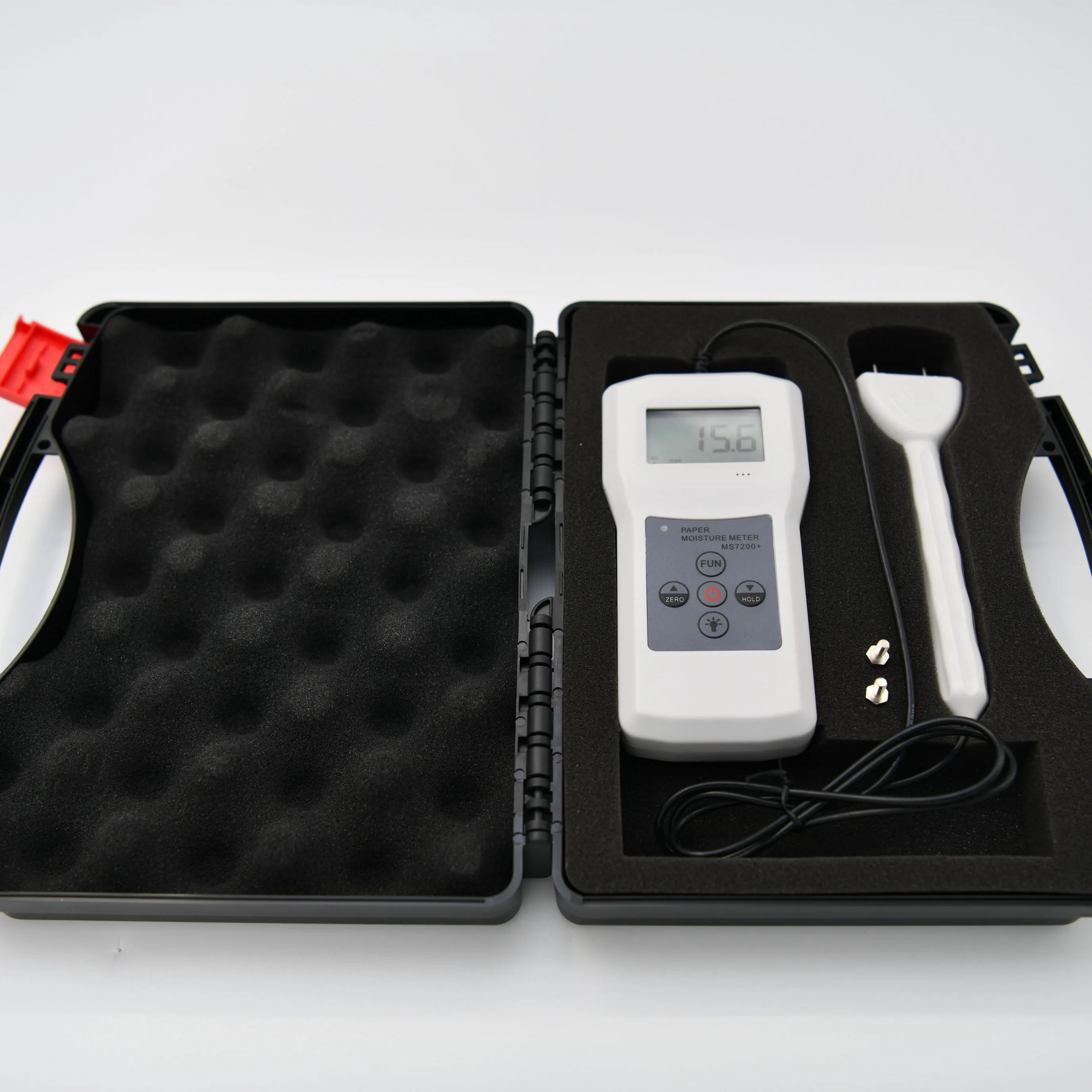 MS7200+ Portable Pin Type Paper Moisture Meter Industrial Carton Moisture Tester with 0%-84% Range