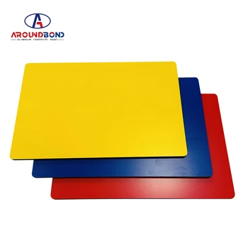 popular alucobond ACM Facade Plastic Plate for cladding wall fireproof mirror for advertising board aluminum composite panel