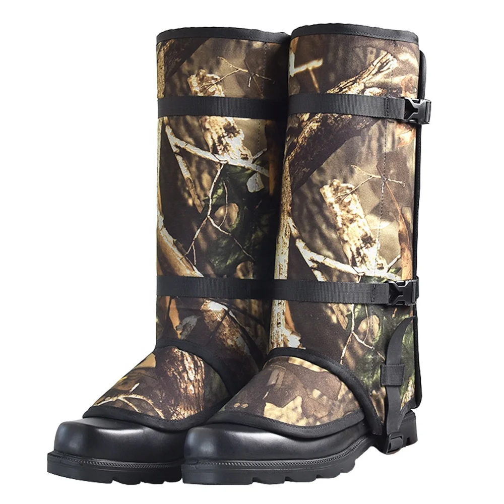 Camo Men and Women Hunting Camping Hiking Anti Biter Proof Snake Gaiter Leggings Bite Protection Chaps with S and L Size