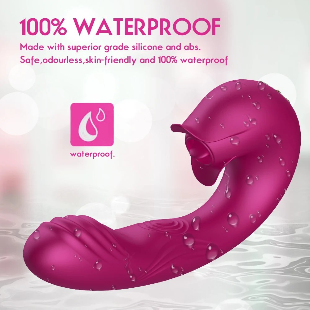 3-in-1 Zungen-Leck-G-Punkt-Vibrator Dildo Vaginaler Vibrierender  Klappstimulator Anale Nippel-Massage Sexspielzeug fr Frauen Paare|  Alibaba.com