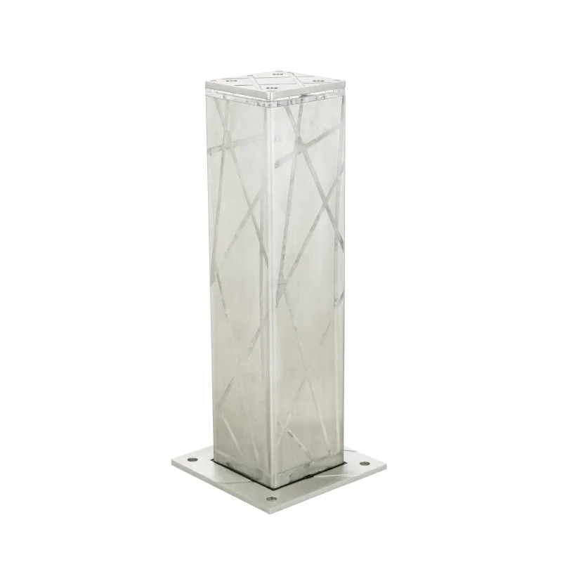 School/market Stainless Steel Fixed Bollard Metal Square Bollard - Buy ...