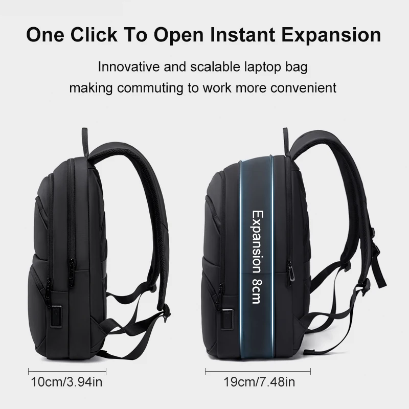 Lightweight Laptop Backpack Business Commuter Backpack Men's Lightweight Multi-Functional Waterproof Backpack Customizable