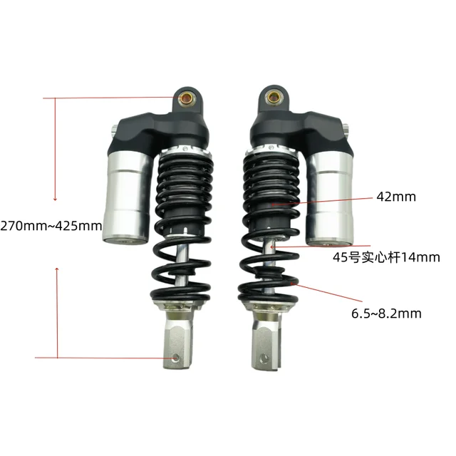 New 270mm 320mm 330mm Motorcycle Air Shock Absorber for Honda Dio50-AF35 & Yamaha R15