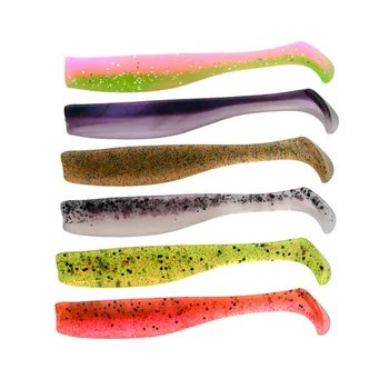 Cheery 70mm 2.3g Floating Soft Fishing Paddle Tail Lure Slim Swim Bait T Tail Soft Plastic Fishing Lure – Soft Lure – view 3