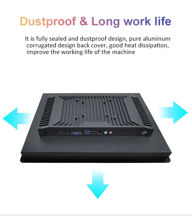 Intel All-in-One Industrial Computer Win10 IPS SSD VGA/USB/WiFi Quad Core I3/i5 DDR3 Touch Screen Panel PC