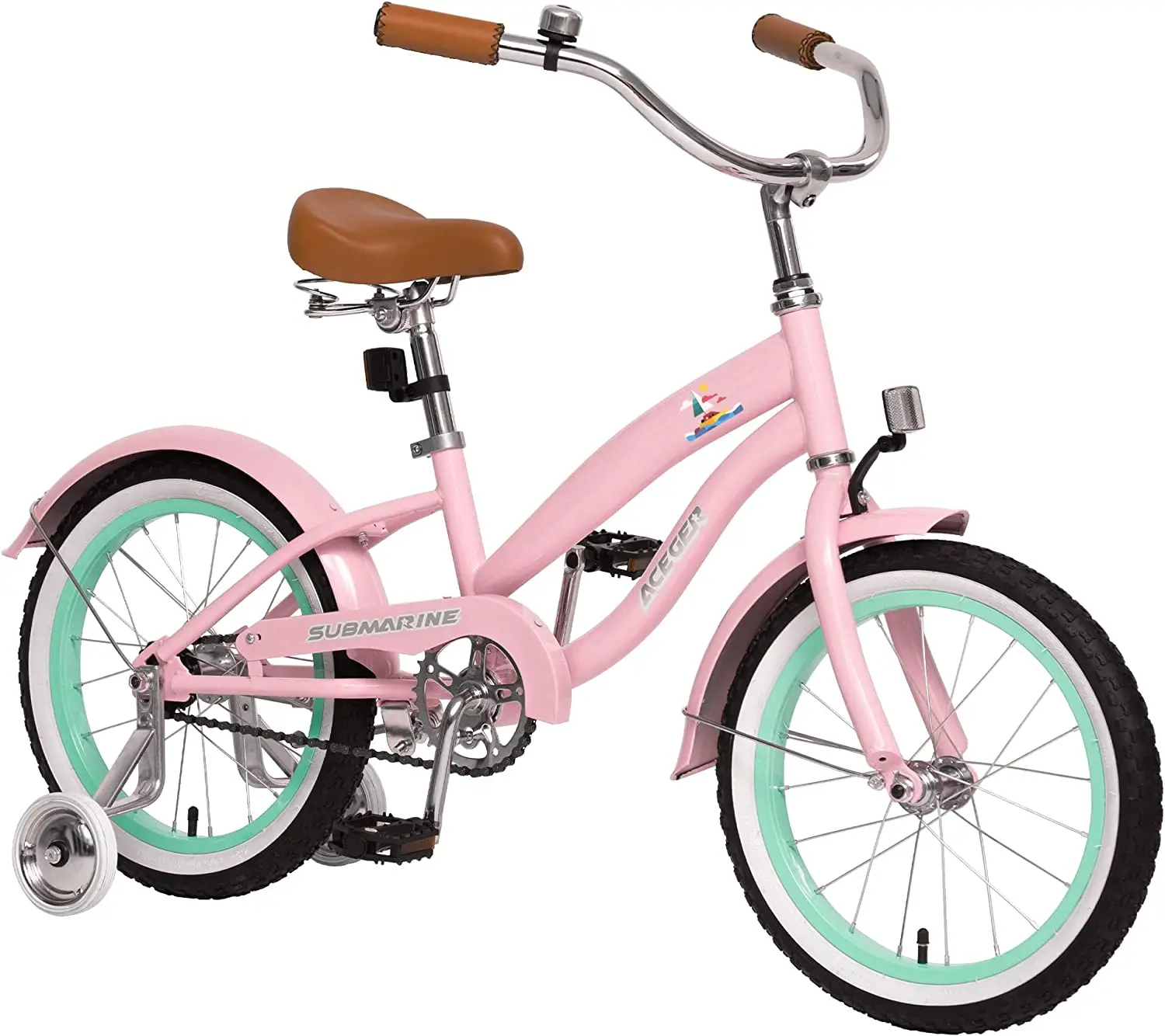 Aceger Girls Beach Cruiser Bike Cycle For Kids 16 Inch 20 Inch Bike For ...