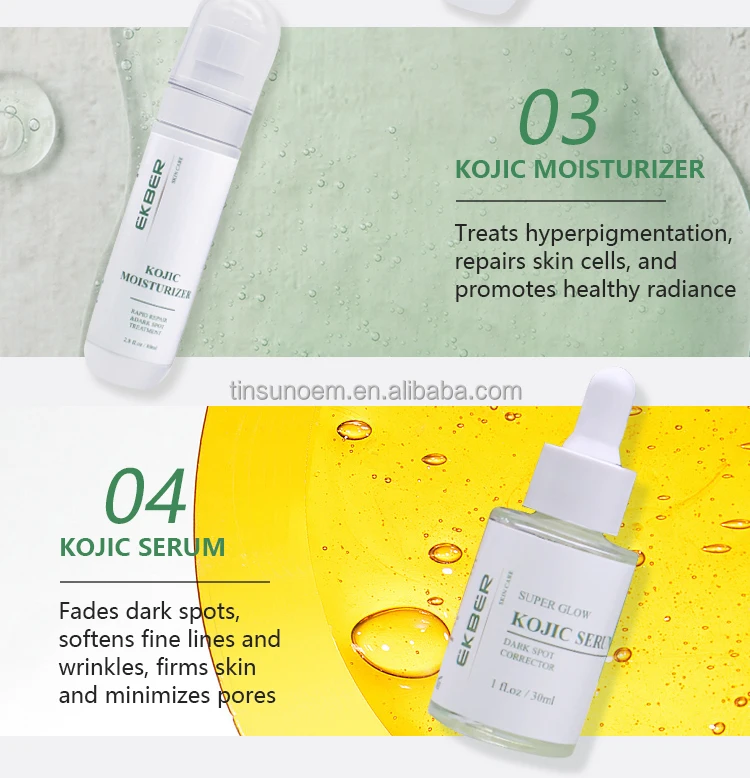 Kojic Acid Skin Care Set - Brighten & Firm Your Complexion