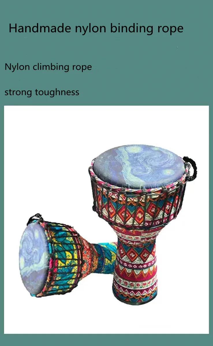 Demeras Braccialetto Con Campanelle Per Tamburo Africano - Gioiello Sonoro In Guscio Di Noce, Strumento A Percussione, Accessorio Per Djembé E Musica Etnica