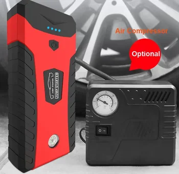 Iniciador de batería portátil 12V 22000mAh con LED y USB-C