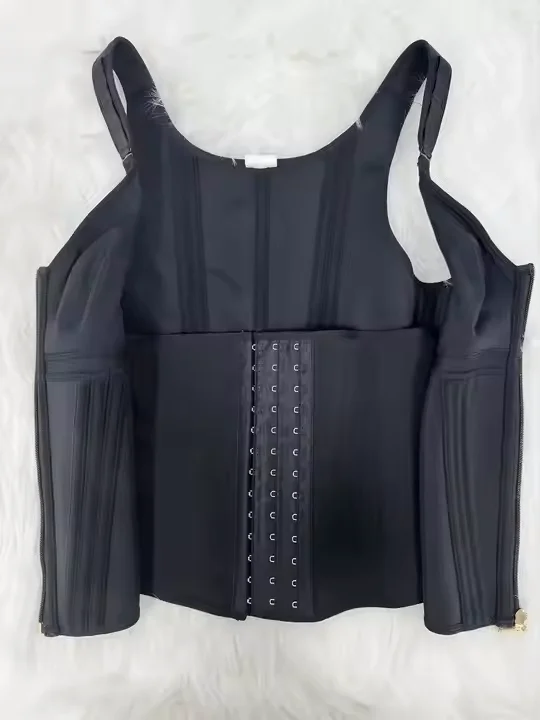 HKRXEC Zip-Front Structured Waist Trainer Vest
