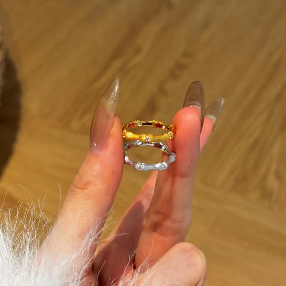 KAKODIY Sales Fast Shipping Zircon Ring 925 Sterling Silver 22K Gold Vintage Ring detail 1