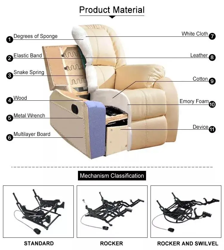 Hot Sale Contemporary Pink Child Recliner Sofa Chair Small Extendable PU Leather Bed Massage Feature Wood for Home School Lounge factory